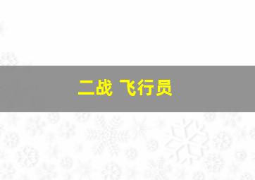 二战 飞行员